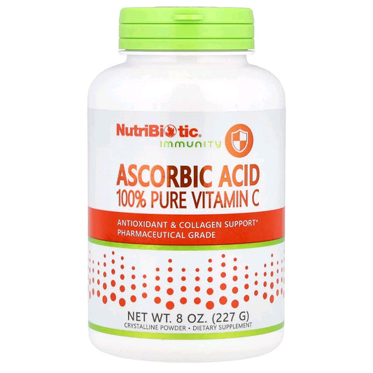 NutriBiotic, Ascorbic Acid, 100% Pure Crystalline Powder, 227 g