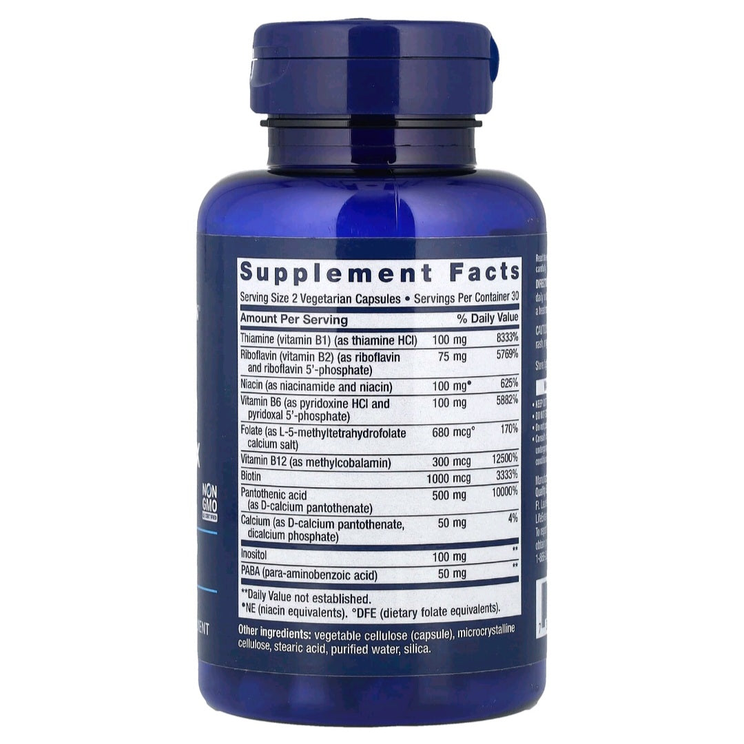 Life Extension, Complete B Complex, 60 Capsules