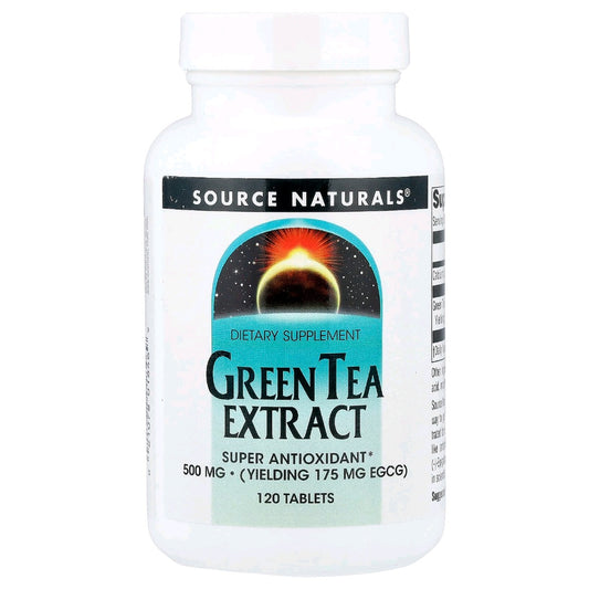 Natural Factors, Green Tea Extract, 500 mg, 120 Tablets