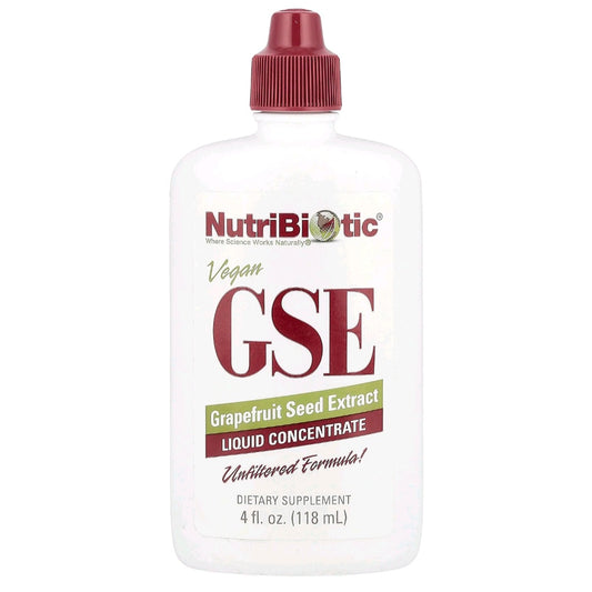 NutriBiotic, GSE, Grapefuit Seed Extract, Liquid Concentrate, 118 ml