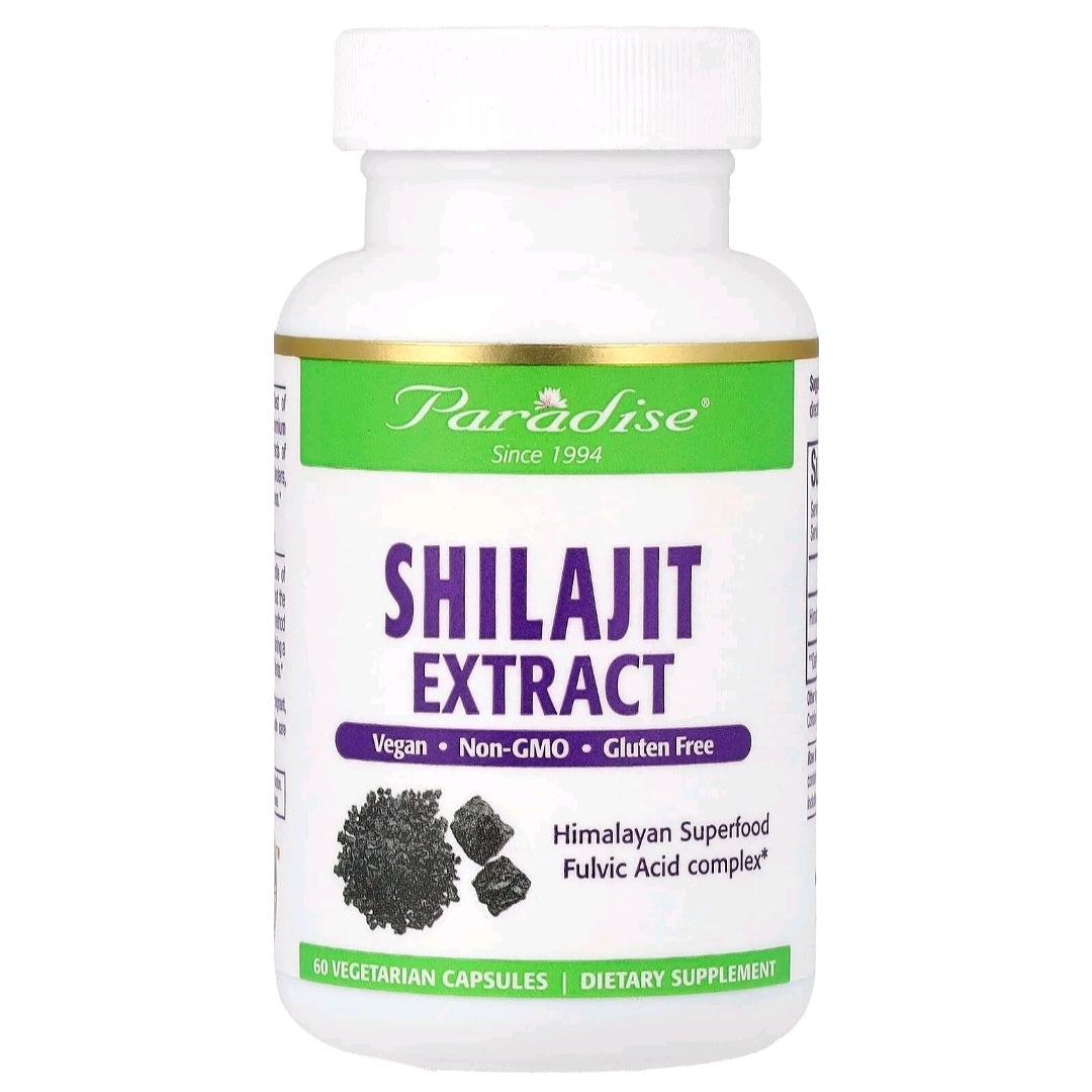 Paradise Herbs, Shilajit Extract, 250 mg, 60 Capsules