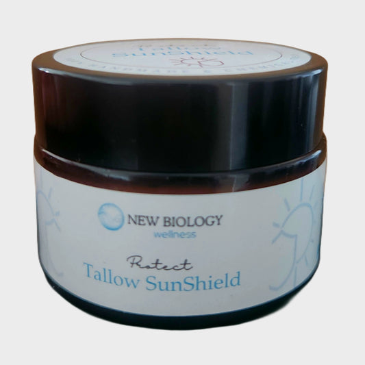 New Biology Wellness, Protect Tallow SunShield, Tallow Based, 30 g