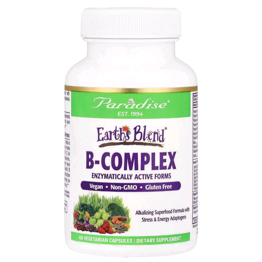 Paradise Herbs, B-Complex, 60 Capsules
