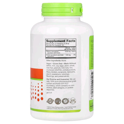 NutriBiotic, Sodium Ascorbate, Pure Crystalline Powder, 227 g