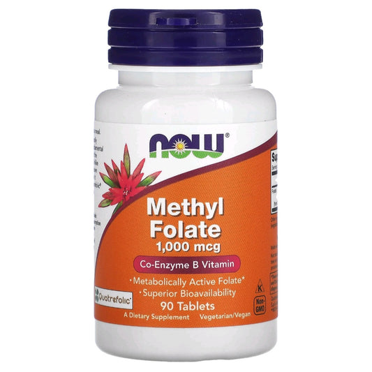 NOW Foods, Methylfolate, 1000 mcg, 90 tablets
