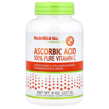 NutriBiotic, Ascorbic Acid, 100% Pure Crystalline Powder, 227 g