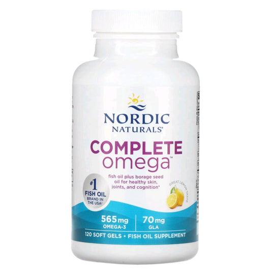 Nordic Naturals, Complete Omega, Lemon, 120 Softgels