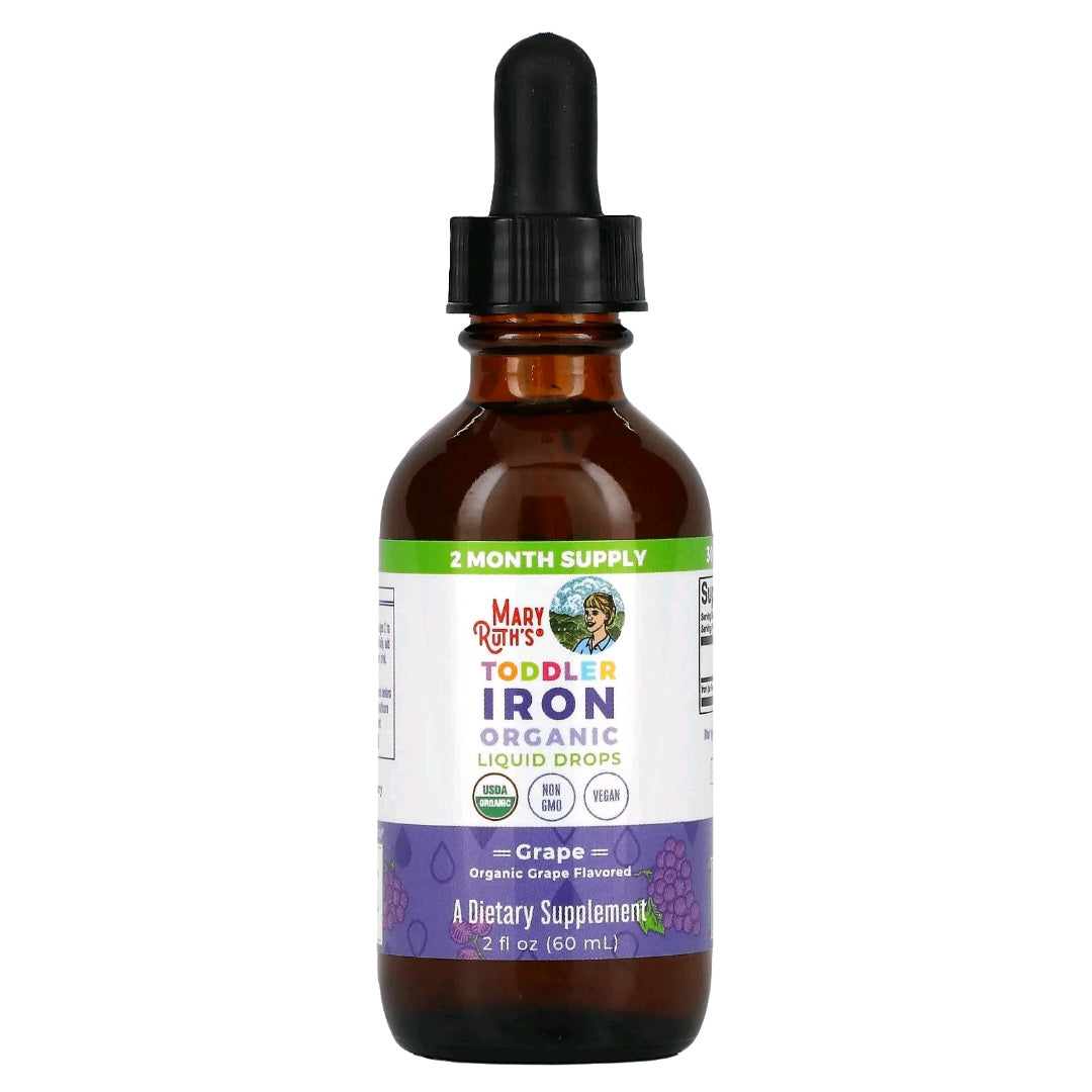 Mart Ruth's, Toddler Iron Organic Liquid Drops, 60 ml