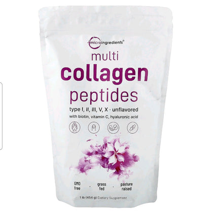 Microingredients, Collagen Peptides 454 g