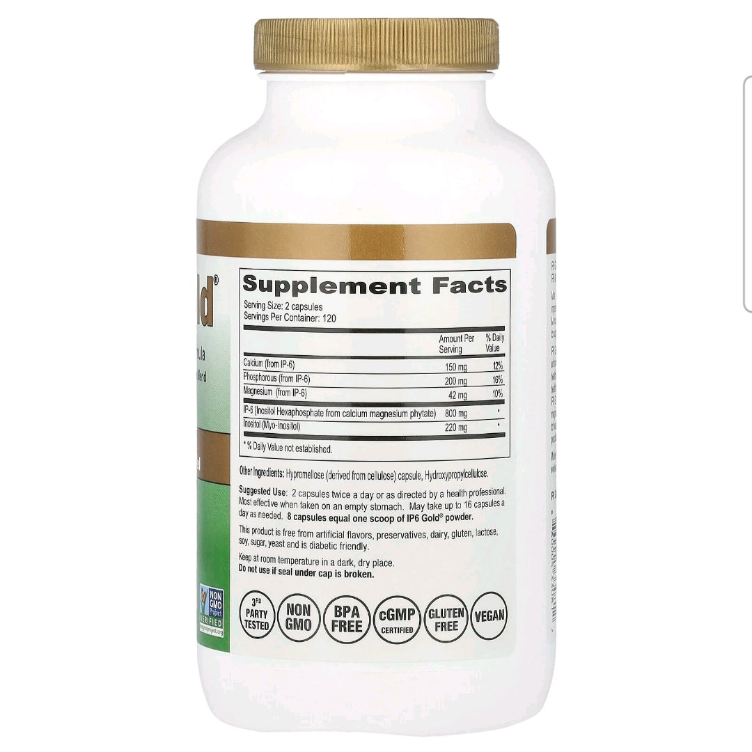 IP6- International, IP6 Gold, Immune Support Formula, 240 Capsules