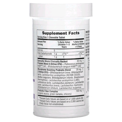 NaturesPlus, GI Natural Probiotic Kids, Delicious Mixed Berries, 7 Billion CFU, 30 Chewables