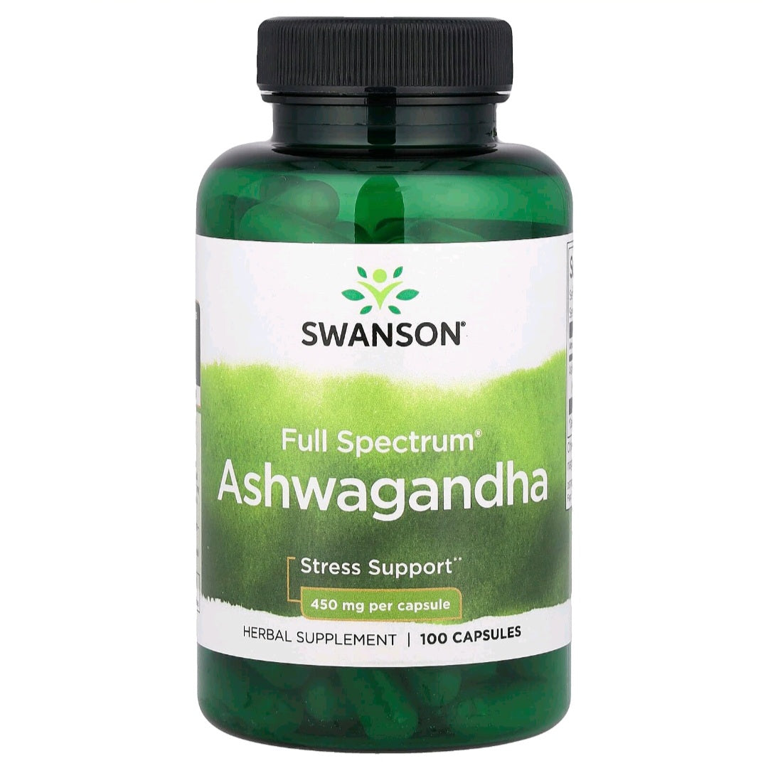 Swanson, Ashwagandha, 900 mg, 100 Capsules (450 mg per Capsule)