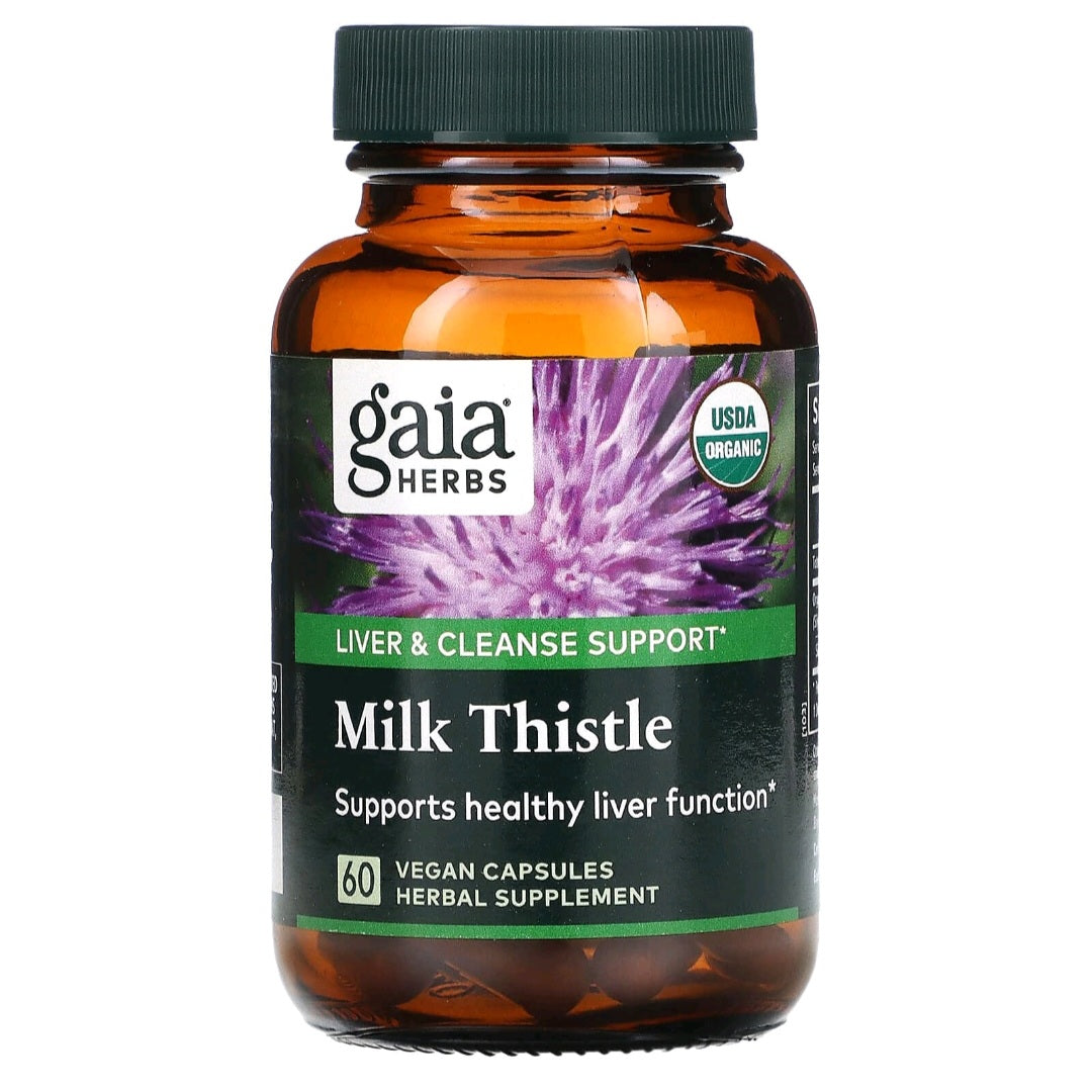 Gaia Herbs, Milk Thistle, Organic, 750 mg, 60 Capsules