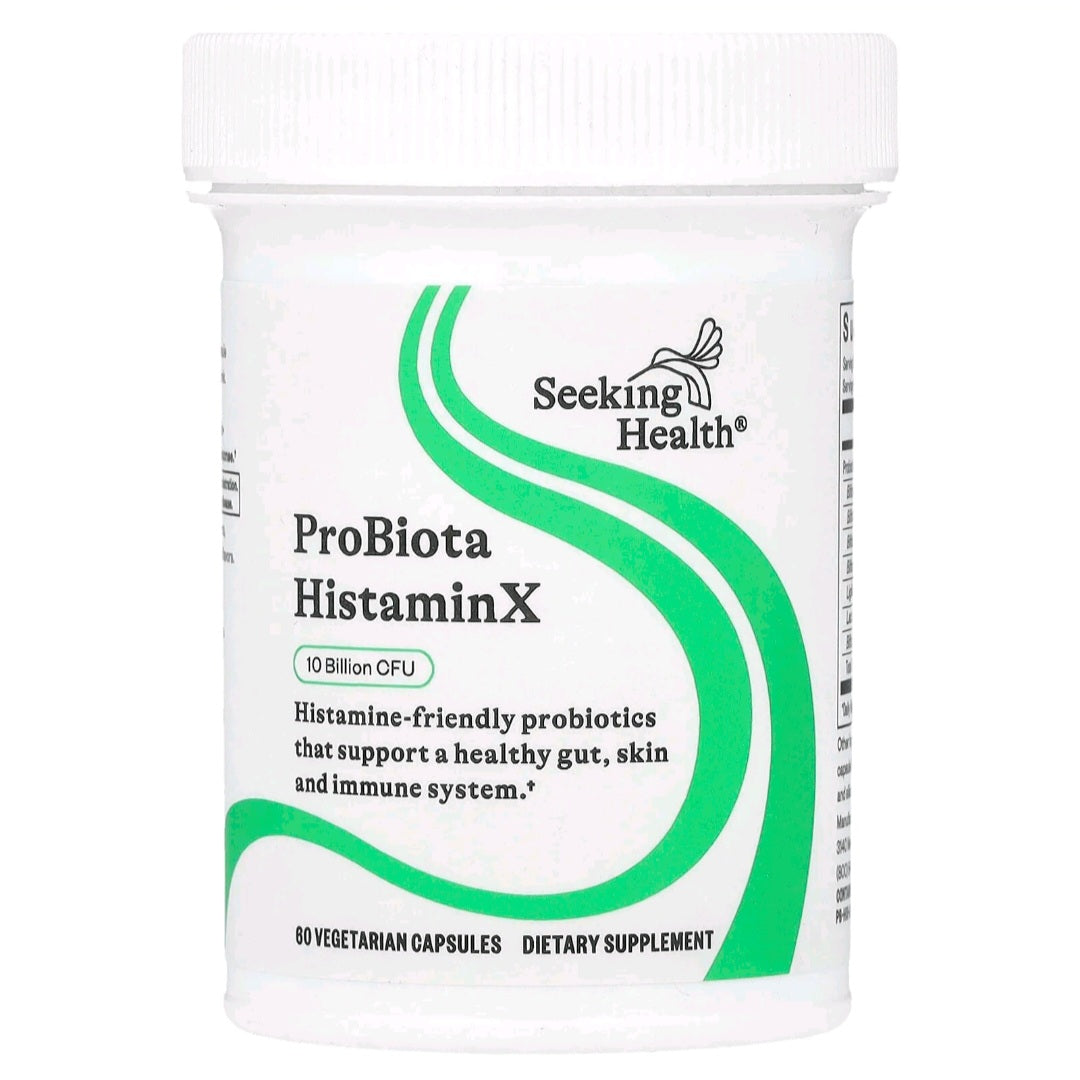 Seeking Health, ProBiota HistaminX, 10 Billion CFU, 60 Capsules