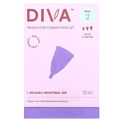 Diva International, DivaCup, Model 2, Reusable Menstrual Cup