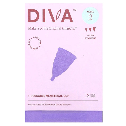 Diva International, DivaCup, Model 2, Reusable Menstrual Cup