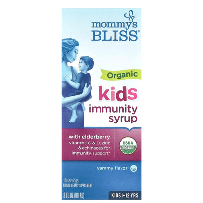 Mommy's Bliss, Kids, Organic Immunity Syrup, 90 ml