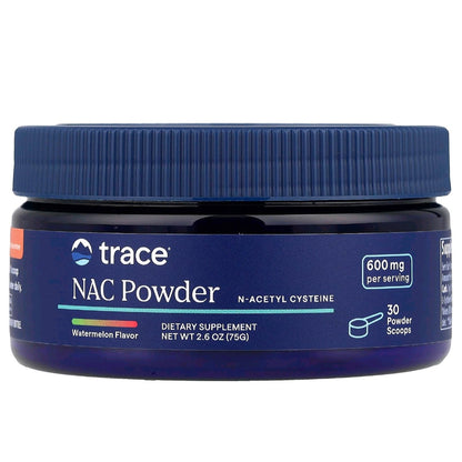 Trace Minerals, NAC Powder, Watermelon, 600 mg