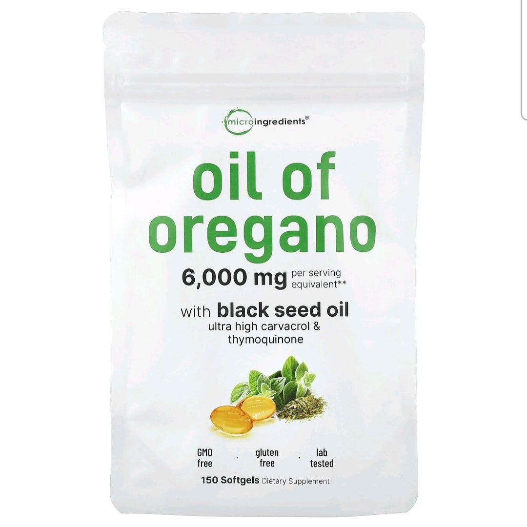 Micro Ingredients, Oil of Oregano, 150 Softgels