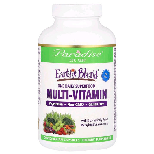 Paradise Herbs, One Daily Superfood MultiVitamin, 120 Capsules