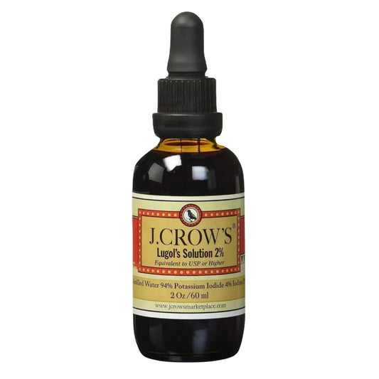 J Crow's, Lugol Iodine, 2%, 60 ml