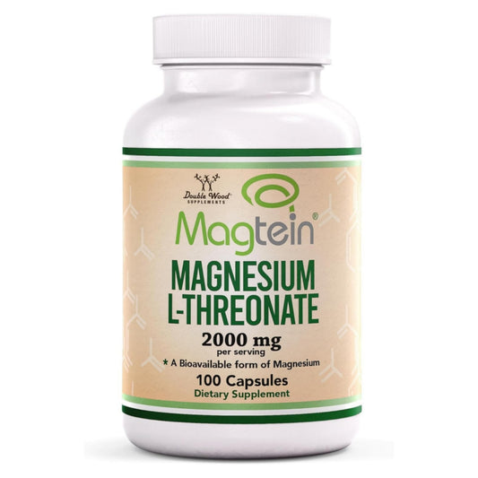 Double Wood, Magnesium L-Threonate, 2000 mg, 100 capsules