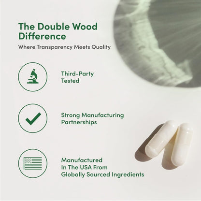 Double Wood, Magnesium Malate, 1500 mg, 420 Capsules