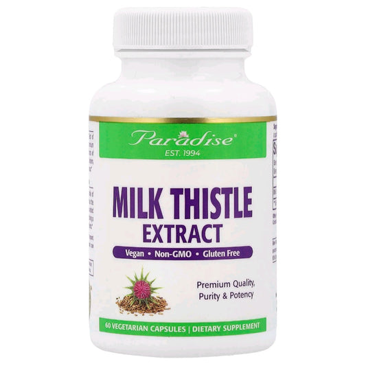 Paradise Herbs, Milk Thistle Extract, 250 mg, 60 Capsules