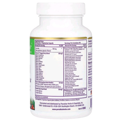 Paradise Herbs, Quercetin, 500 mg, 90 Capsules