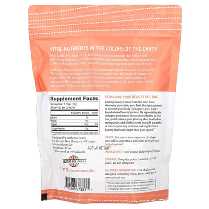 Earthtone Foods, Grass-Fed Collagen Peptides, 454 g