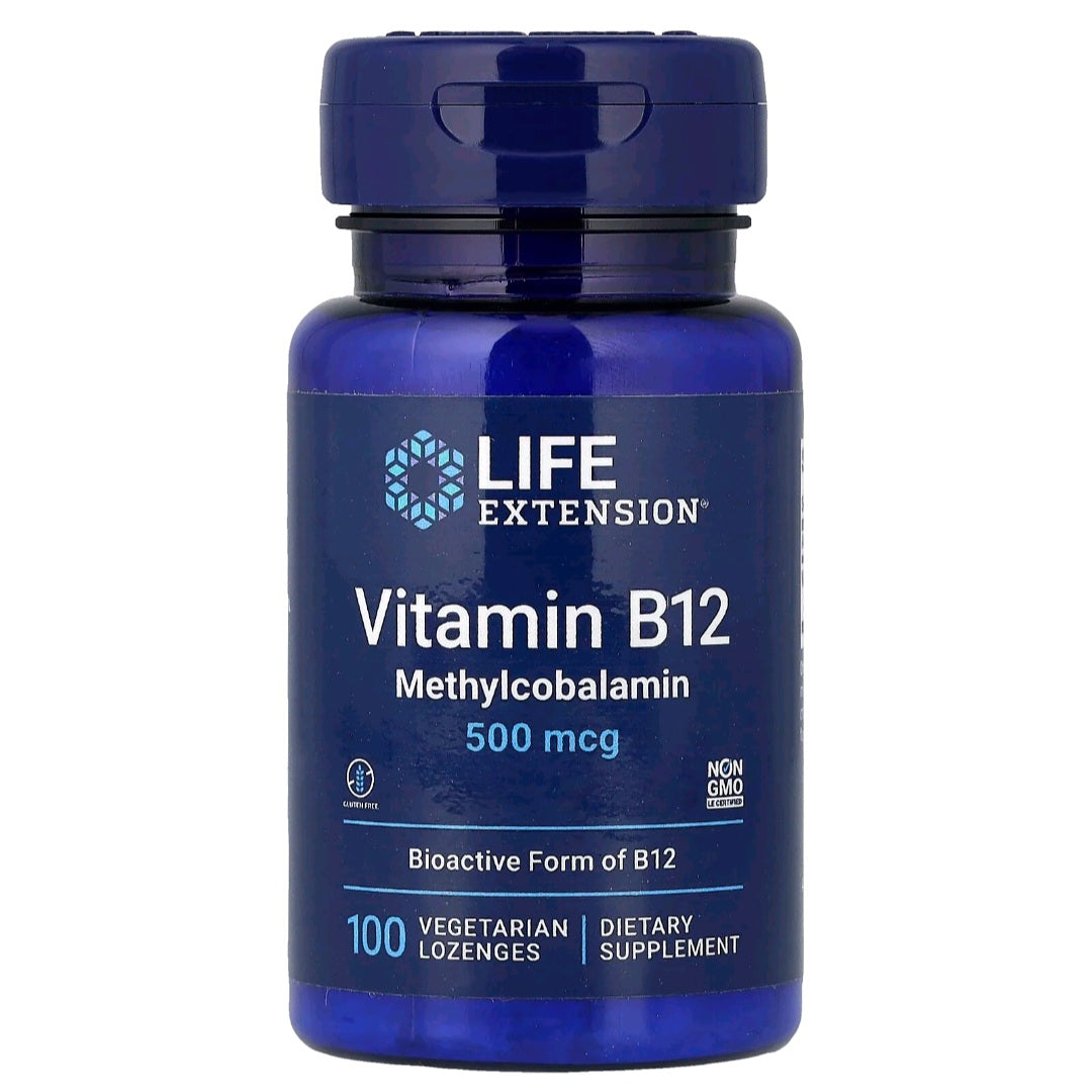 Life Extension, Vitamin B12, 500 mcg, 100 Caps