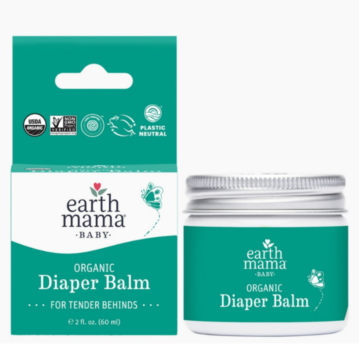 Earth Mama, Organic Diaper Balm, 60 ml