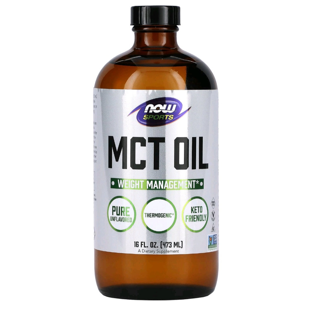 NOW Foods, MCT Oil, Unflavored, 473 ml