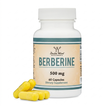 Double Wood, Berberine 500 mg, 60 Caps