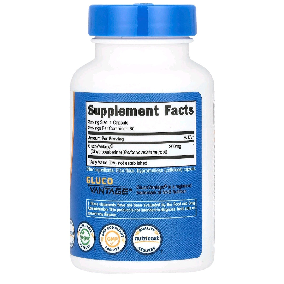 Nutricost, Dihydro Berberine, 200 mg, 60 Capsules