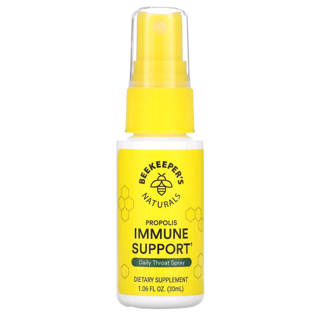 Beekeeper's Naturals, Propolis Immune Support, Daily Throat Spray, 30 ml