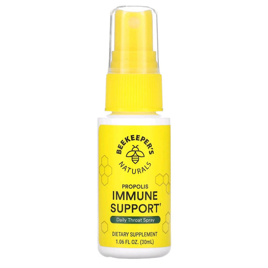 Beekeeper's Naturals, Propolis Immune Support, Daily Throat Spray, 30 ml