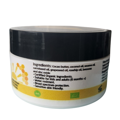 Ishtar, Organic Sunscreen SPF 50, 100% Natural, 100g