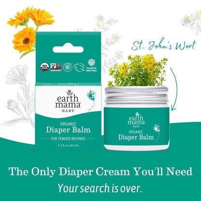Earth Mama, Organic Diaper Balm, 60 ml