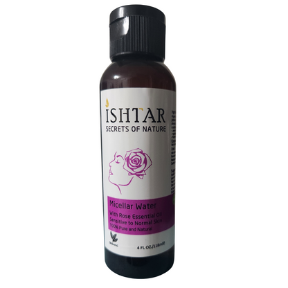 Ishtar, Organic Micellar Water with Rose Essential Oil, 100% Natural, 118ml