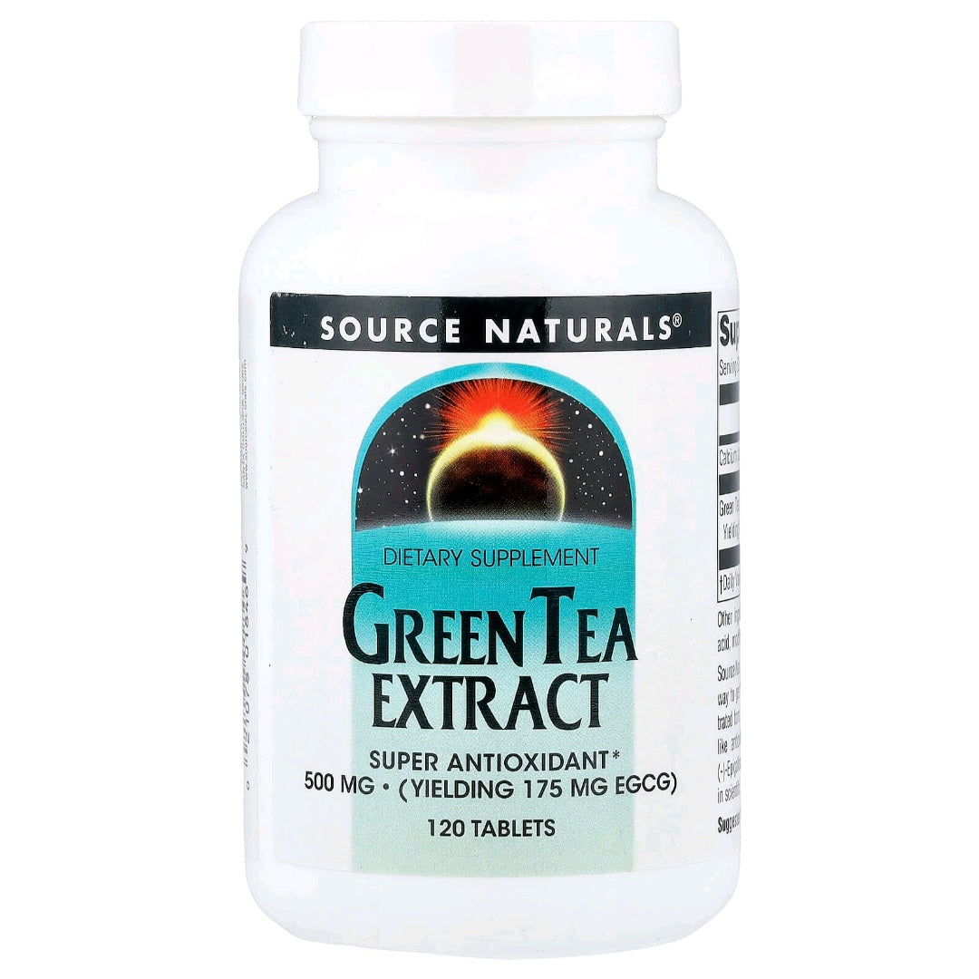 Natural Factors, Green Tea Extract, 500 mg, 120 Tablets