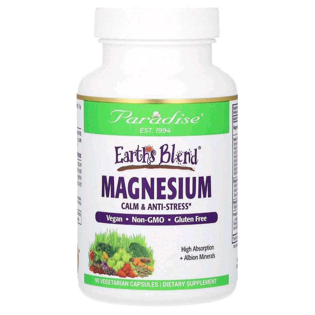 Paradise Herbs, Magnesium Glycinate, 90 vegetarian capsules