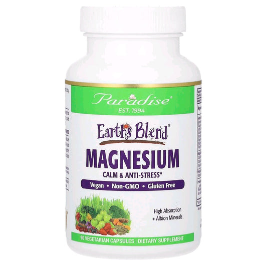 Paradise Herbs, Magnesium Glycinate, 90 vegetarian capsules