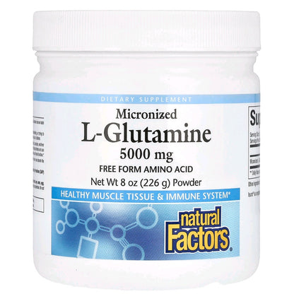 Natural Factors, Micronized L-Glutamine, 226 g