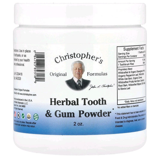 Christopher's Original Formula, Herbal Tooth & Gum Powder, 2 oz