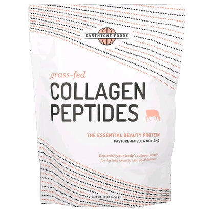 Earthtone Foods, Grass-Fed Collagen Peptides, 454 g