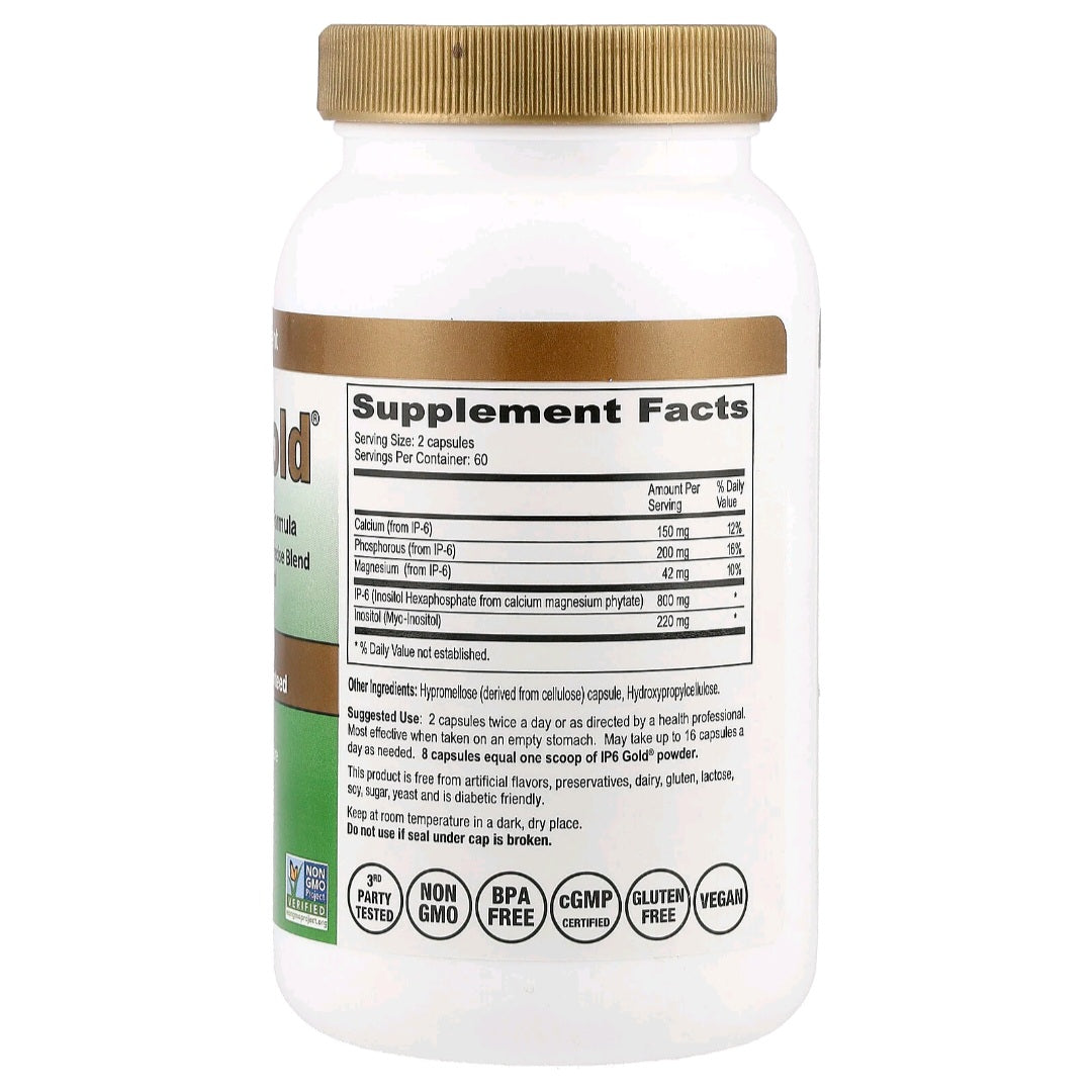 IP-6 International, IP6 Gold, Immune Support Formula, 120 Capsules