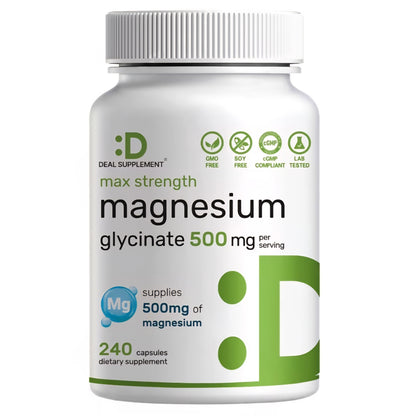 Deal Supplements, Magnesium Glycinate, 500 mg