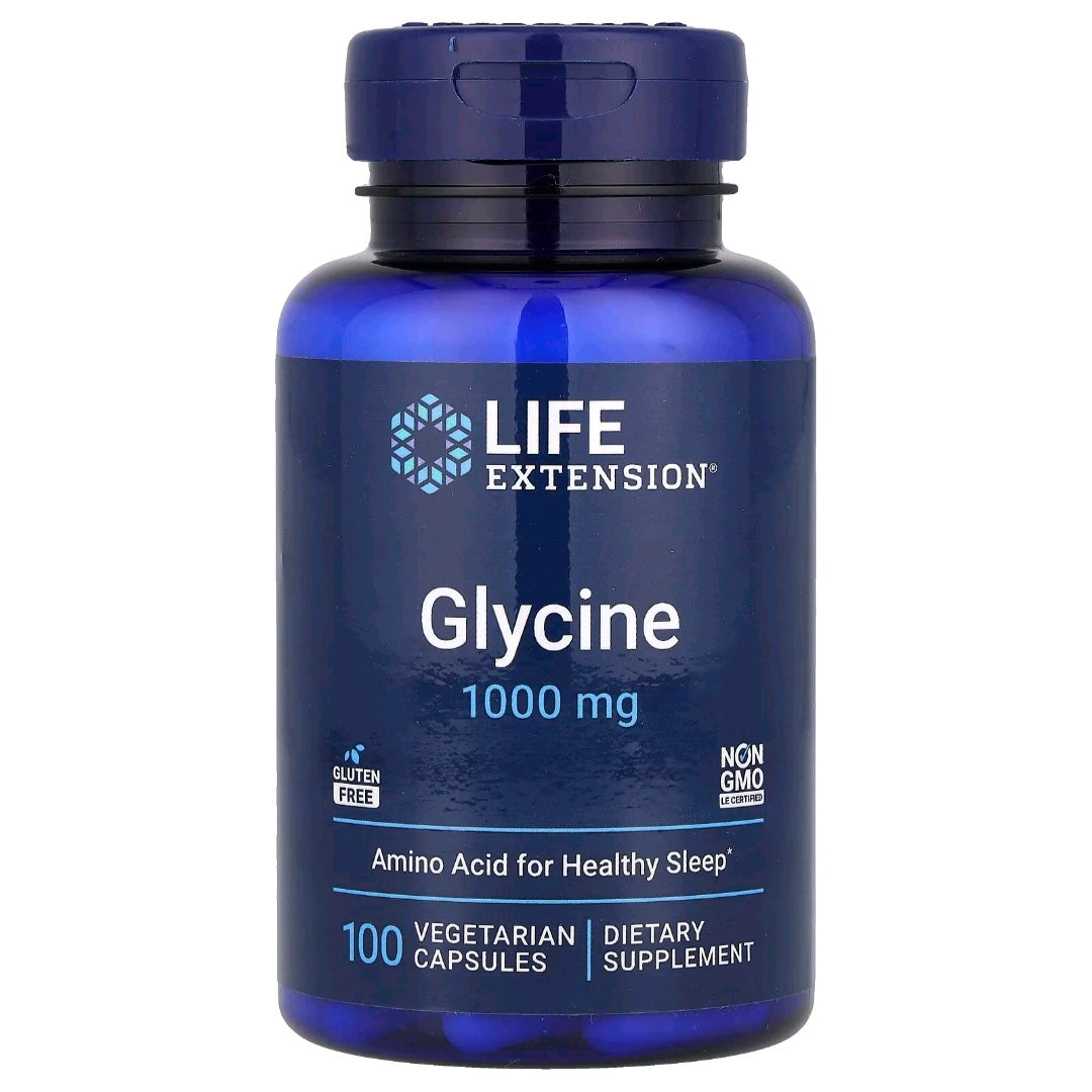 Life Extension, Glycine, 1000 mg, 100 Capsules