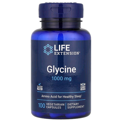 Life Extension, Glycine, 1000 mg, 100 Capsules